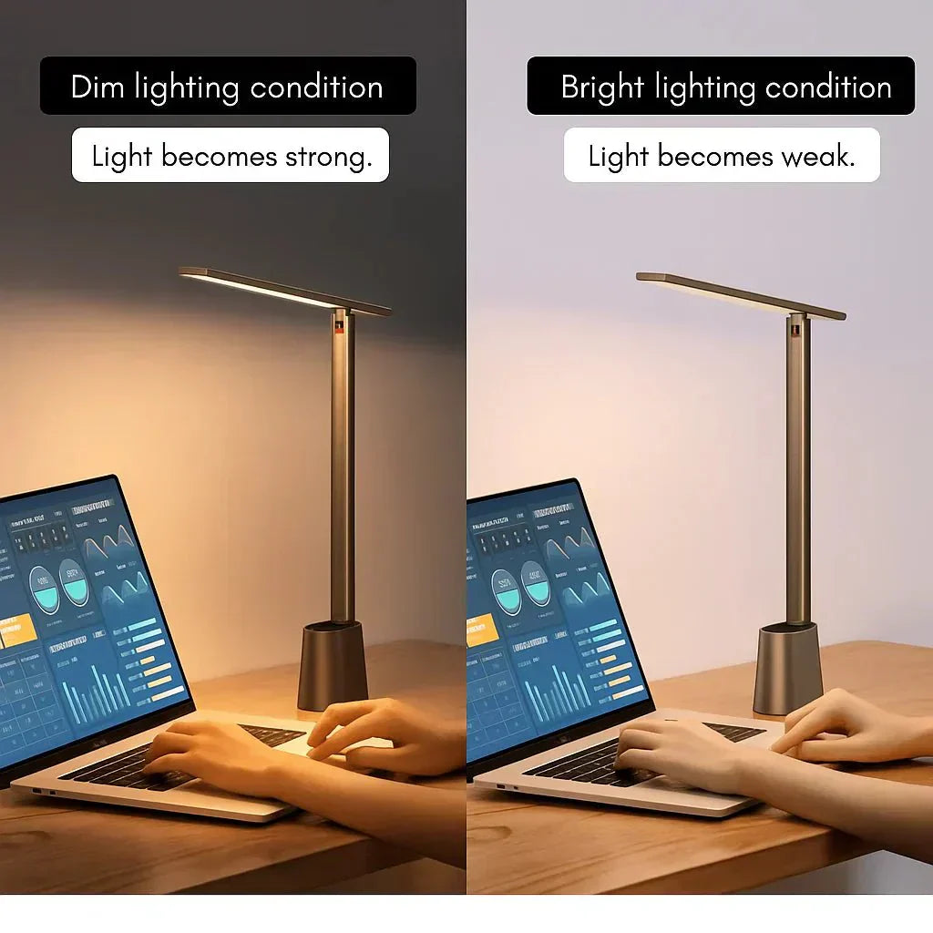 NovaLite Smart Foldable LED Desk Lamp With Battery and Dimming | Temsk