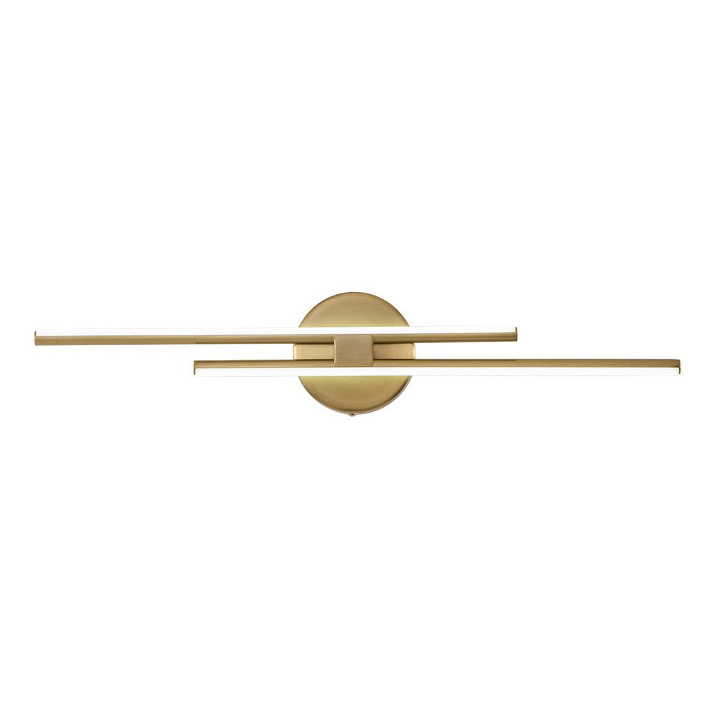 Ceiling LED Strip Light 12W Cool White Black Nickel Brass Finish 60-80cm | Temsk
