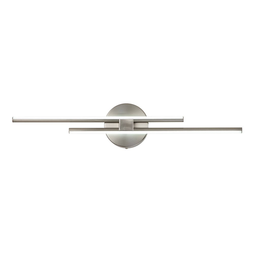 Ceiling LED Strip Light 12W Cool White Black Nickel Brass Finish 60-80cm | Temsk