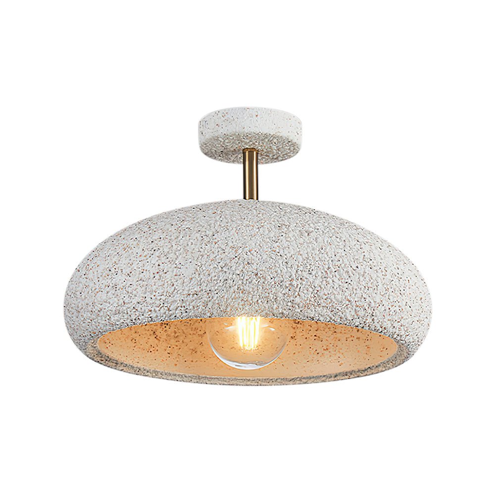 Wabi-Sabi Dome Nordic Ceiling Light, Speckled Dimmable, 35cm for Living Room | Temsk