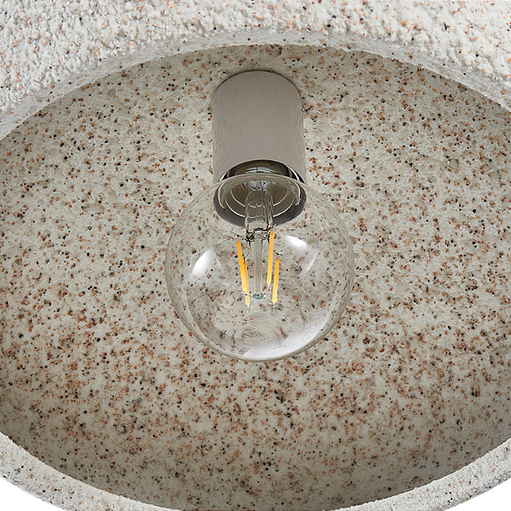 Wabi-Sabi Dome Nordic Ceiling Light, Speckled Dimmable, 35cm for Living Room | Temsk