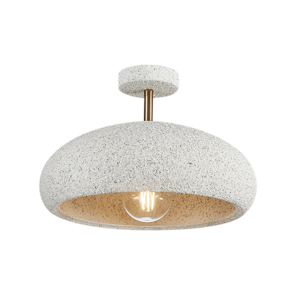 Wabi-Sabi Dome Nordic Ceiling Light, Speckled Dimmable, 35cm for Living Room | Temsk