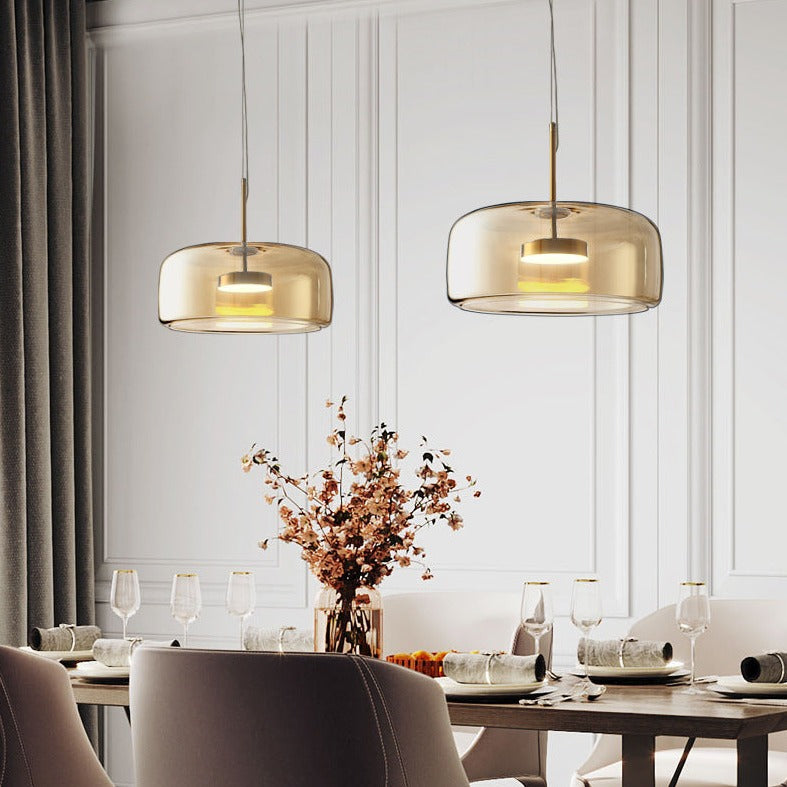 LumaNova Contemporary Hanging Pendant Light for Hotel Interiors | Snurv | Temsk