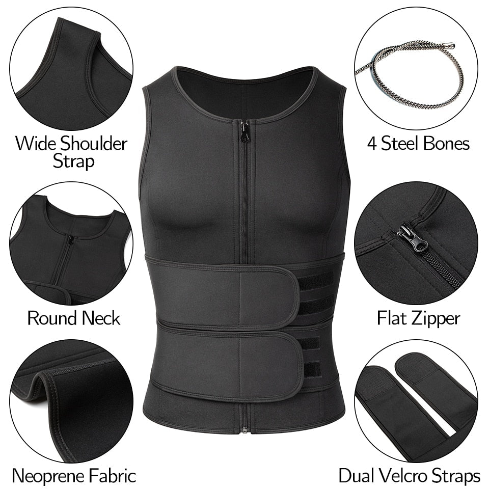 Trainingsvest Lichtgewicht Ademend Compressie | Temsk