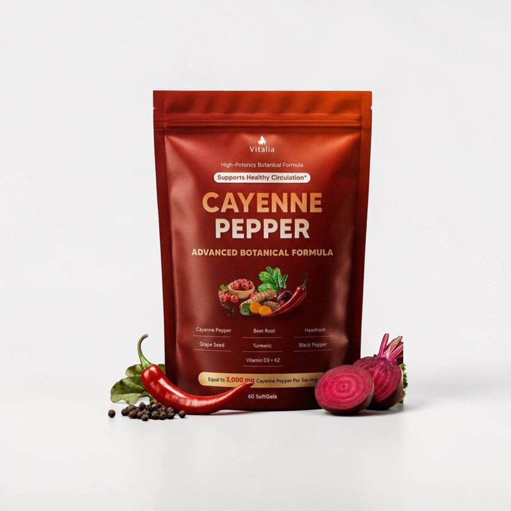 Cayenne Pepper Softgels for Circulation Support | Temsk