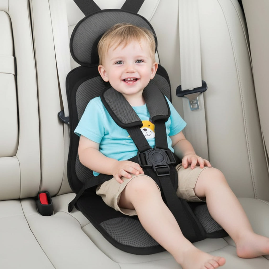 Portable Travel Car Seat With 5-Point Harness For Kids | Temsk