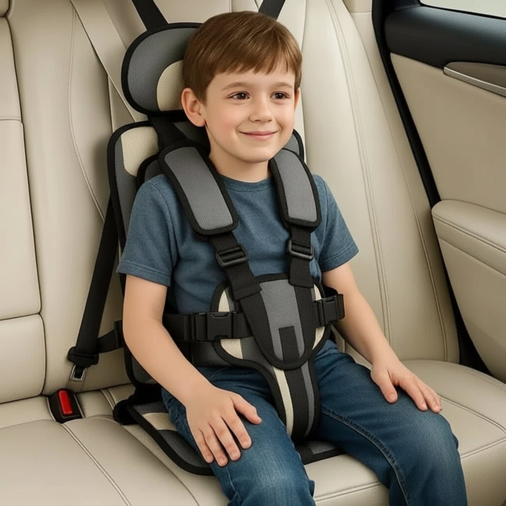 Portable Travel Car Seat With 5-Point Harness For Kids | Temsk
