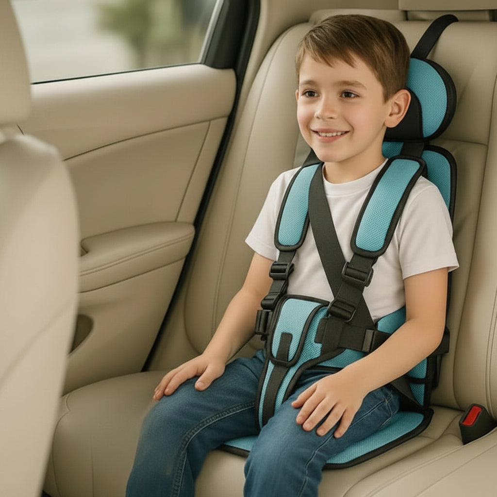 Portable Travel Car Seat With 5-Point Harness For Kids | Temsk