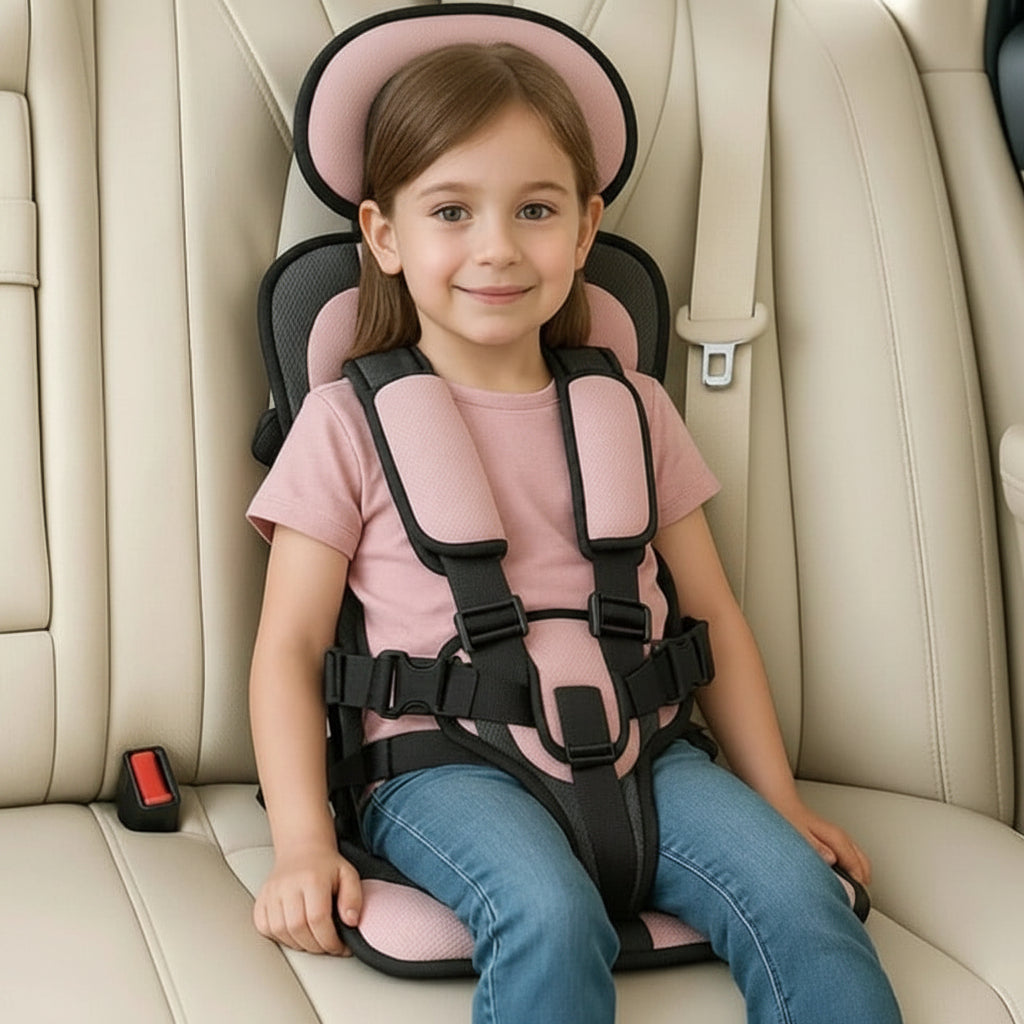 Portable Travel Car Seat With 5-Point Harness For Kids | Temsk