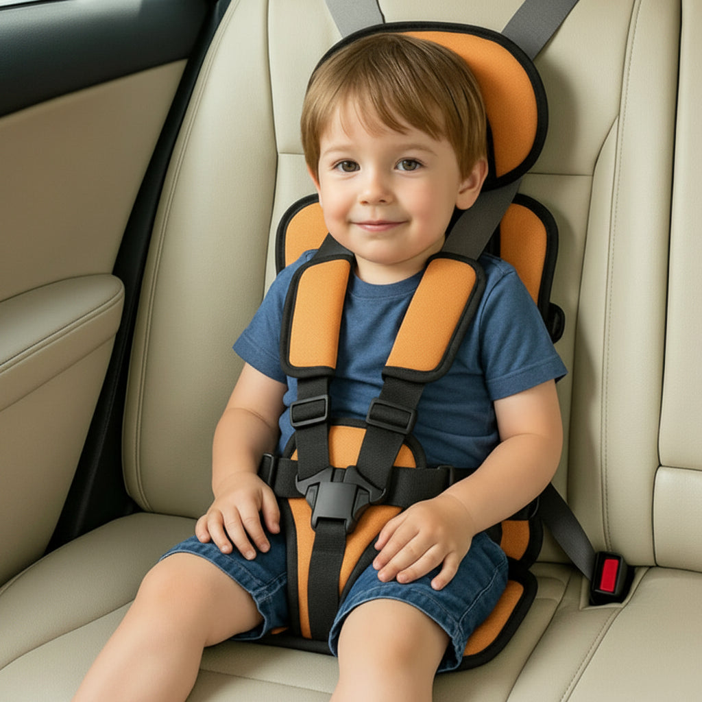 Portable Travel Car Seat With 5-Point Harness For Kids | Temsk