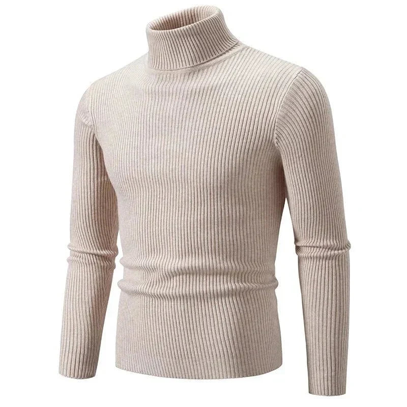 Turtleneck Sweater, Ribbed Lightweight Outdoor Layer