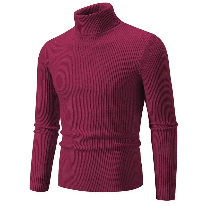 Turtleneck Sweater, Ribbed Lightweight Outdoor Layer