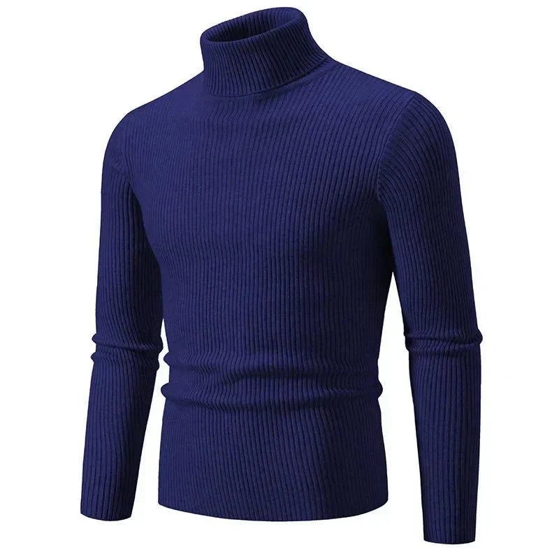 Turtleneck Sweater, Ribbed Lightweight Outdoor Layer