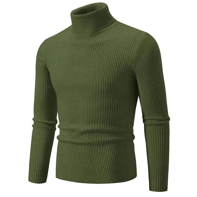 Turtleneck Sweater, Ribbed Lightweight Outdoor Layer