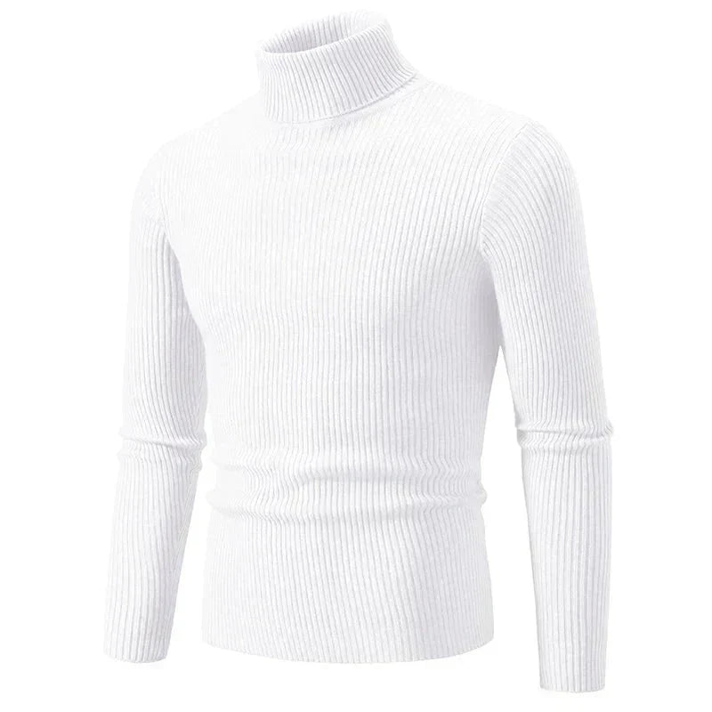 Turtleneck Sweater, Ribbed Lightweight Outdoor Layer