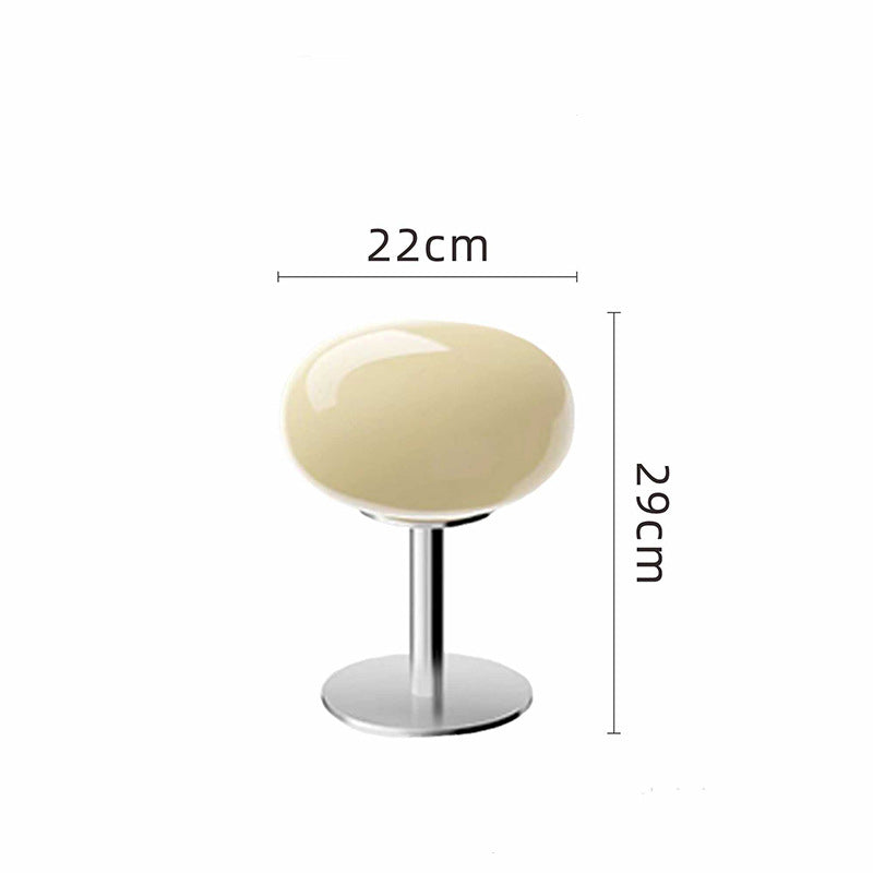 Aurelia Italian Glass Egg Table Lamp With Ambient LED Lighting | Temsk