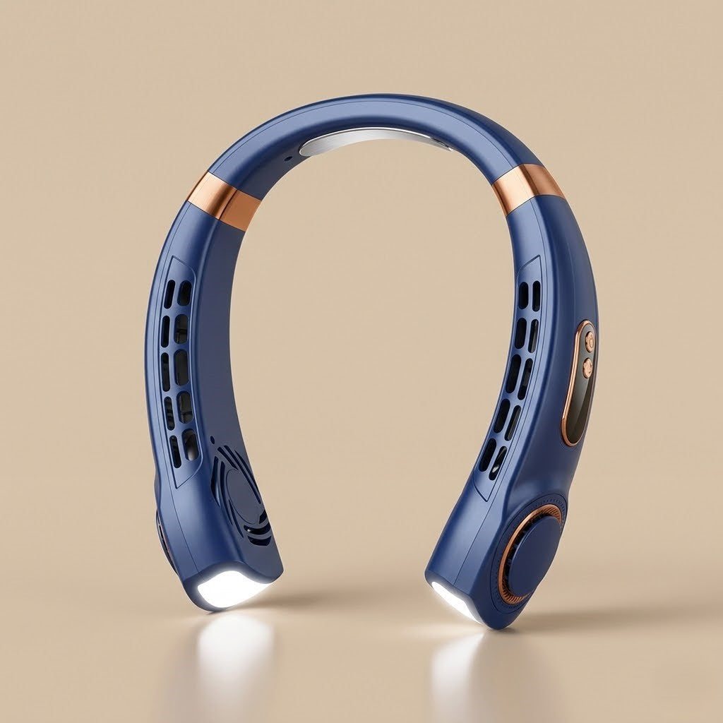 Portable Neck Fan For Easy Cooling On The Go Anywhere | Temsk