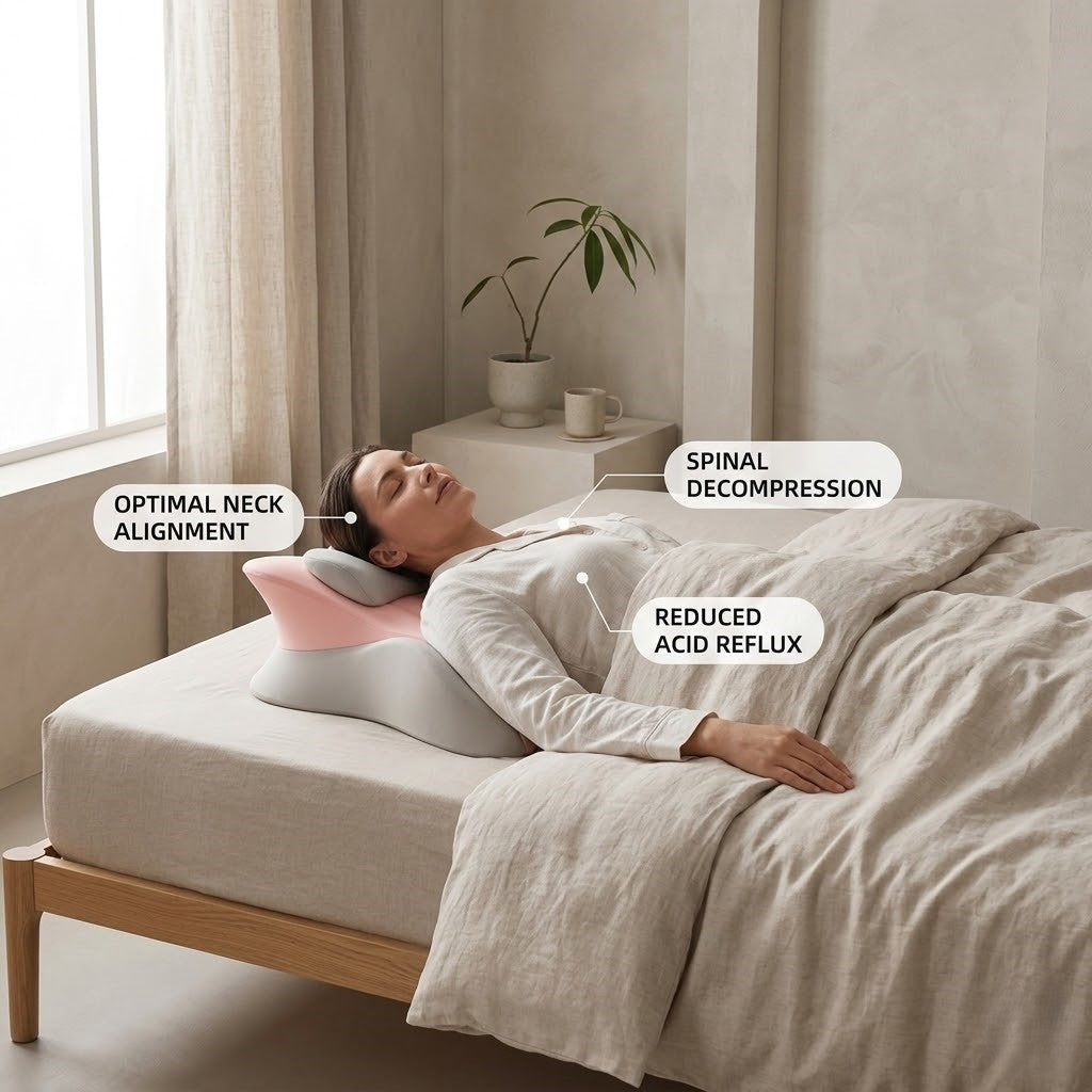 Memory Foam Support Pillow for Daily Comfort in Multiple Positions | Temsk