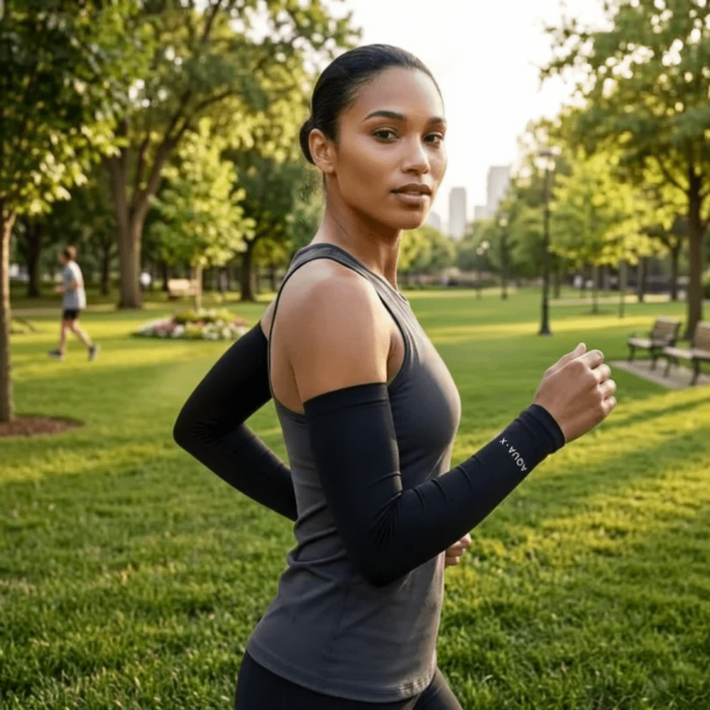 UV Protection Arm Sleeves for Cycling, Running and Hiking