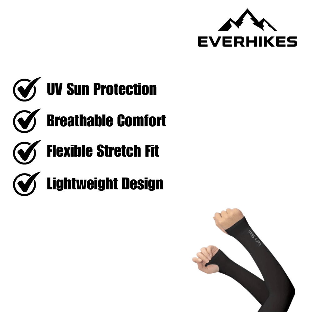 UV Protection Arm Sleeves for Cycling, Running and Hiking