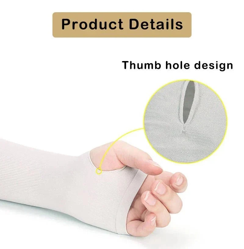 UV Protection Arm Sleeves for Cycling, Running and Hiking