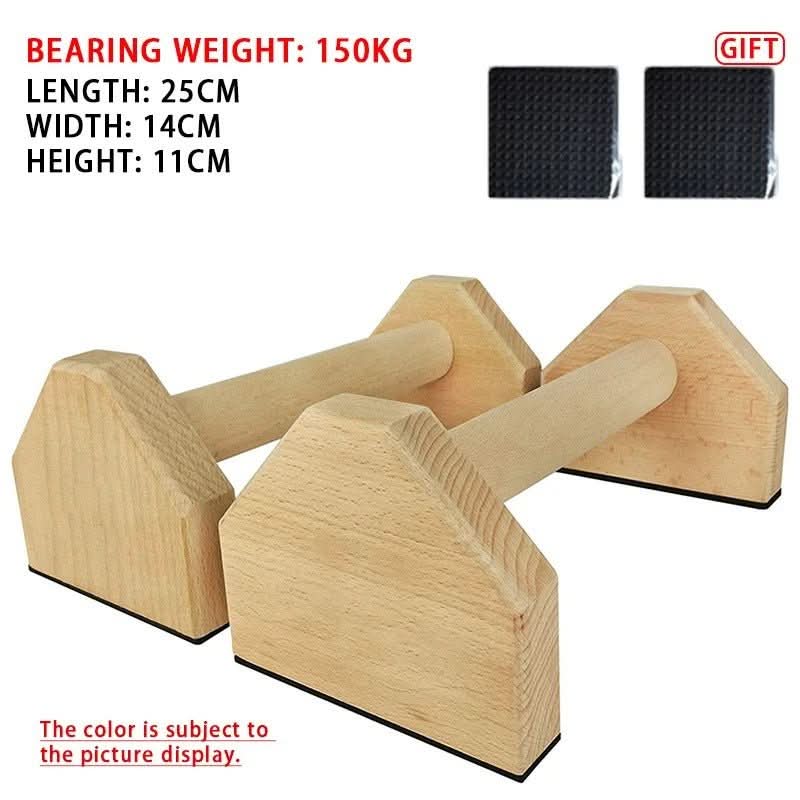 NovaFlex Wooden Push-Up Bars For Stable Calisthenics Training | Temsk