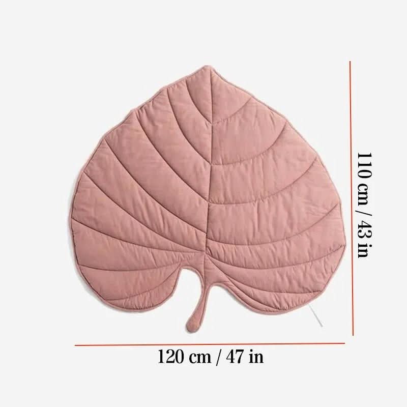 LeafHaven Leaf Shaped Dog Blanket With Soft Padding And Versatile Use | Temsk
