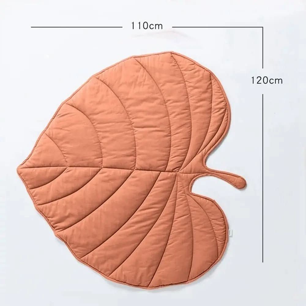 LeafHaven Leaf Shaped Dog Blanket With Soft Padding And Versatile Use | Temsk