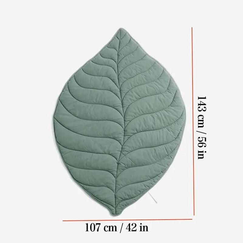 LeafHaven Leaf Shaped Dog Blanket With Soft Padding And Versatile Use | Temsk