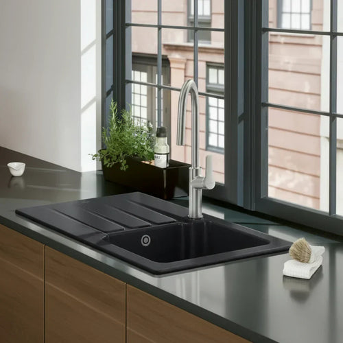 FormaLine 50 Ceramic Washbasin In Chromite Finish From Temsk