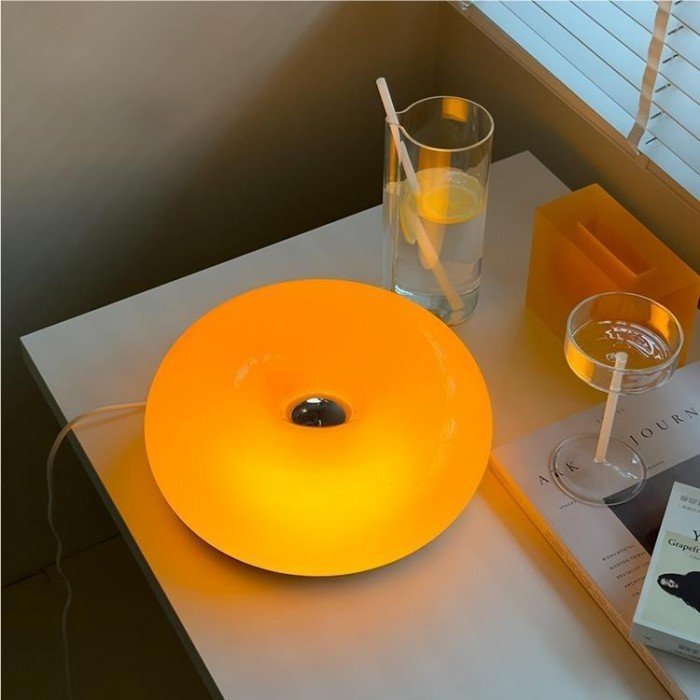 Donut-Lampe von Bauhaus moderne LED-Schreibtisch- und Wandleuchte | Temsk
