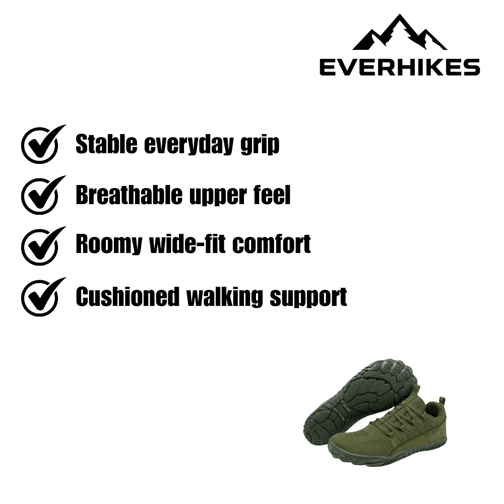 Walking Shoes Breathable Wide-Fit Grip | Temsk