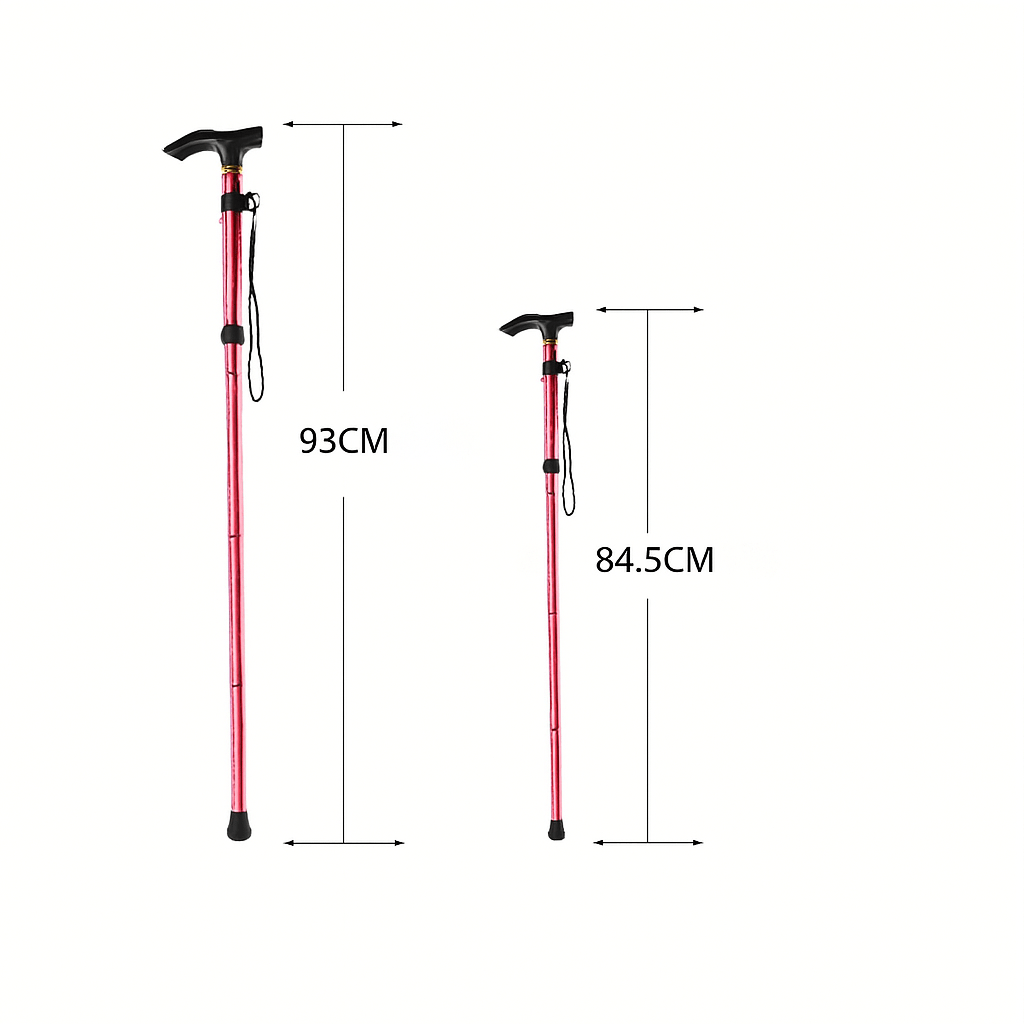Walking Stick Lightweight Adjustable Folding Cane | Temsk