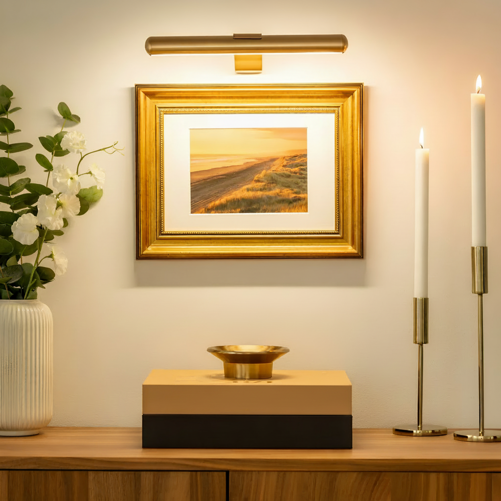 Art Light Cordless LED Picture Light For Wall Frames | Temsk