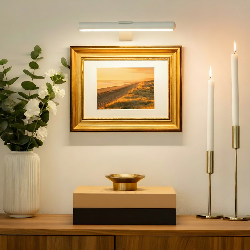 Art Light Cordless LED Picture Light For Wall Frames | Temsk