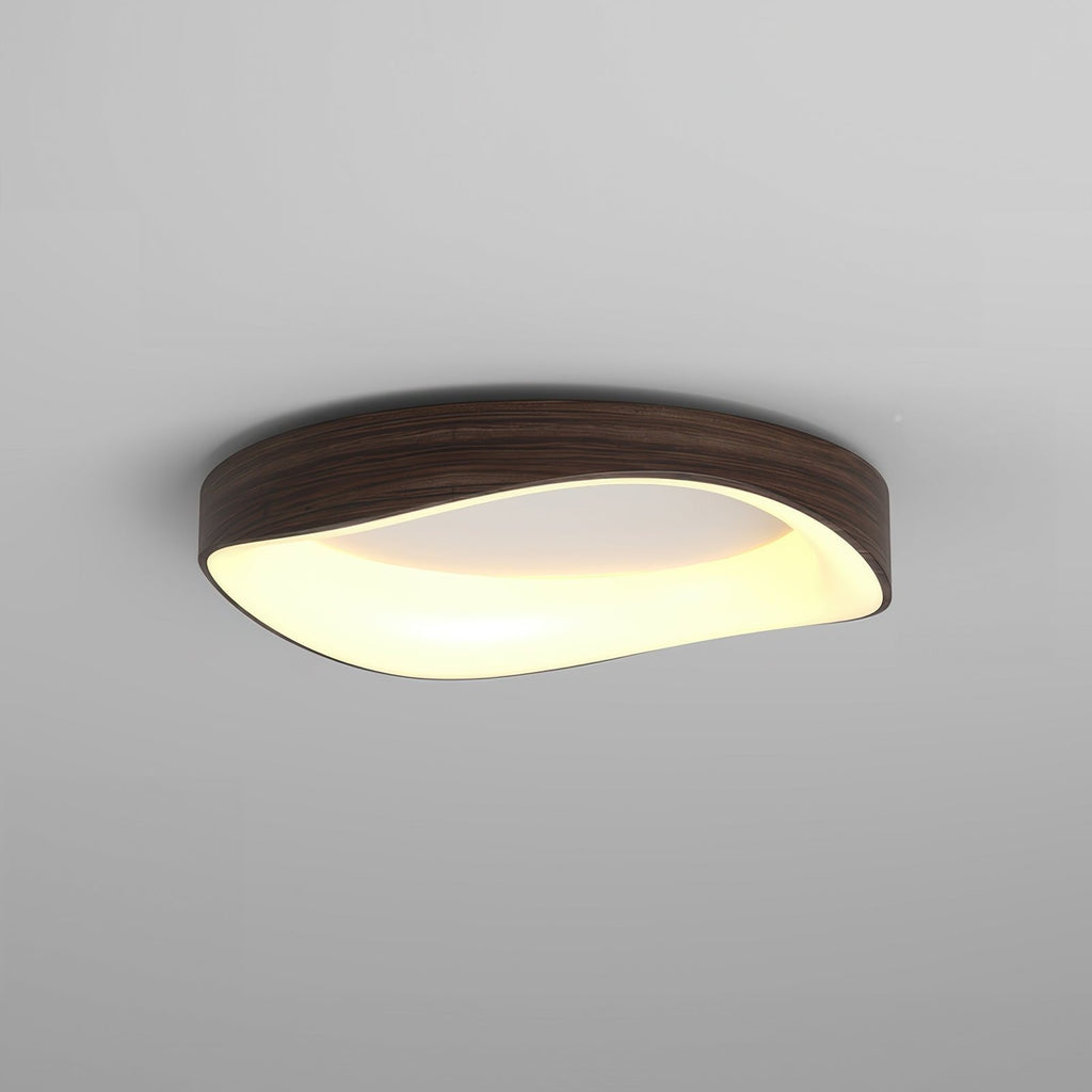 Wood Look Scandinavian LED Ceiling Light For Living Room And Bedroom | Temsk