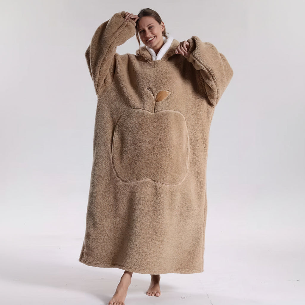 Plush Wearable Hoodie Blanket For Adults On Cold Days | Temsk
