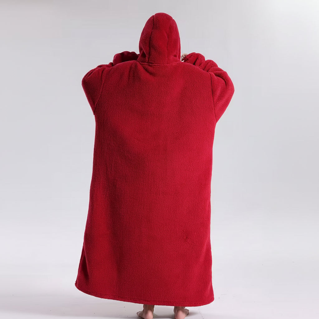 Plush Wearable Hoodie Blanket For Adults On Cold Days | Temsk