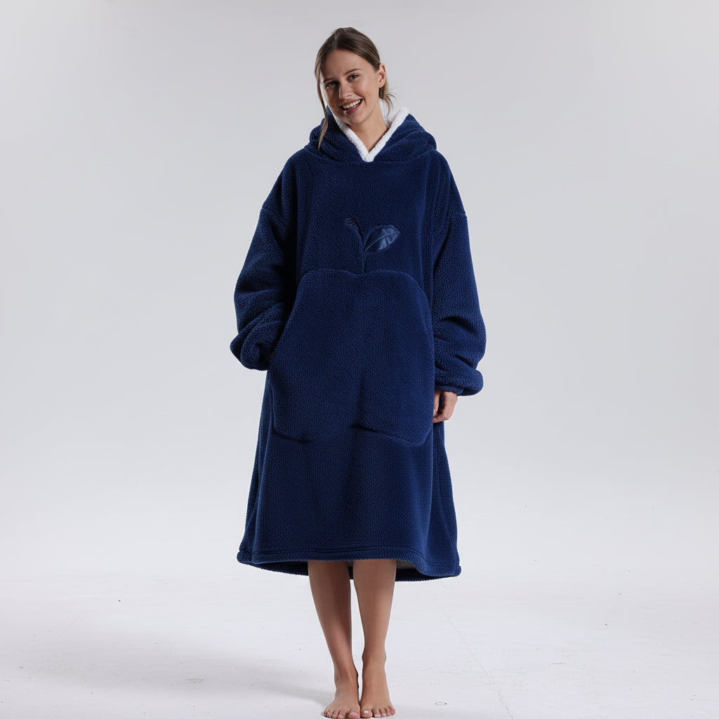 Plush Wearable Hoodie Blanket For Adults On Cold Days | Temsk