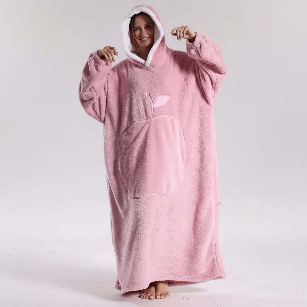 Plush Wearable Hoodie Blanket For Adults On Cold Days | Temsk