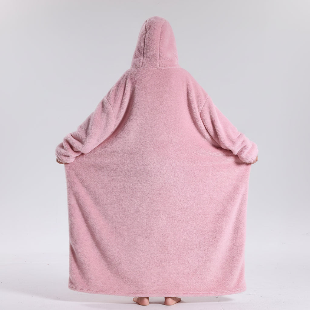 Plush Wearable Hoodie Blanket For Adults On Cold Days | Temsk