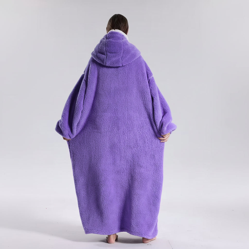 Plush Wearable Hoodie Blanket For Adults On Cold Days | Temsk