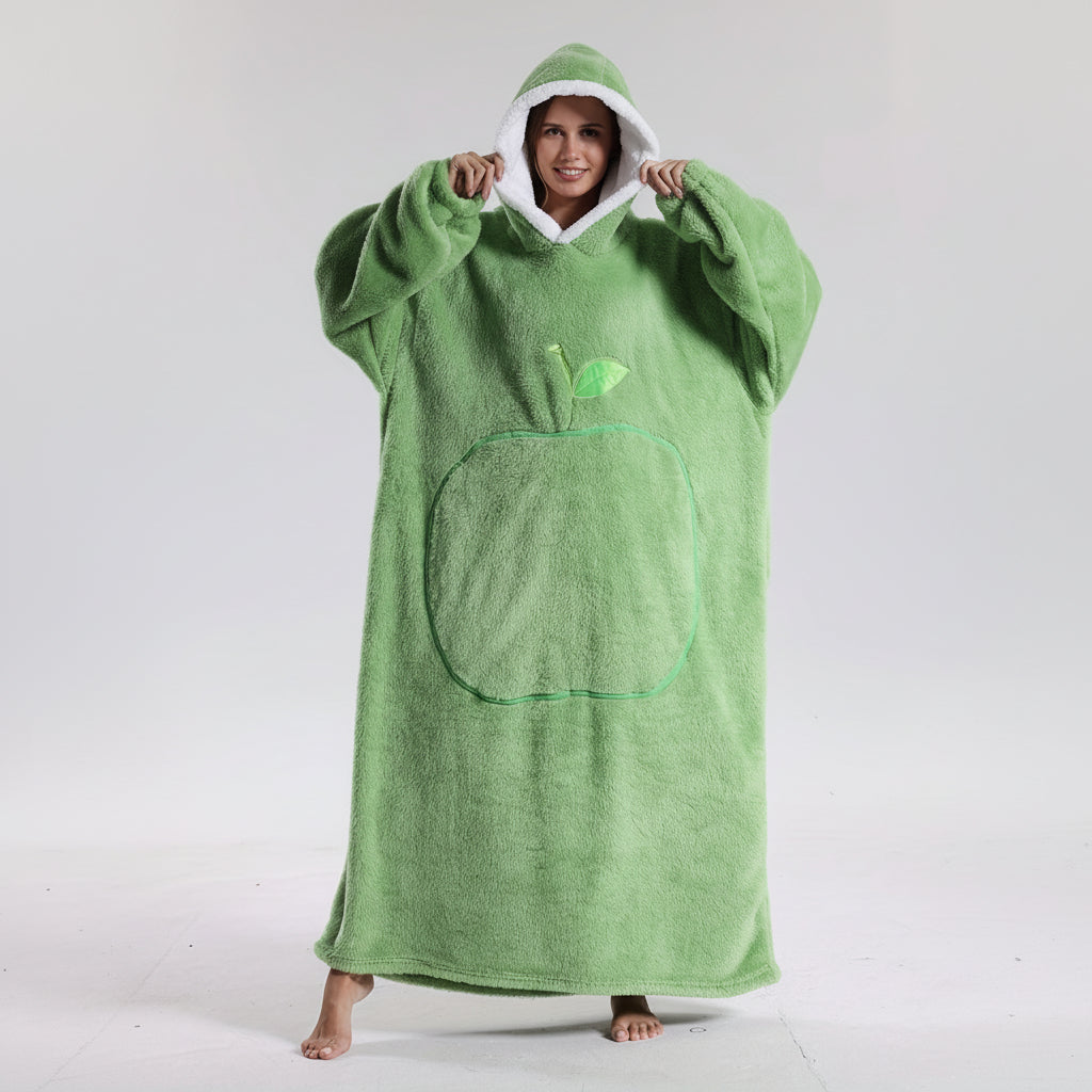 Plush Wearable Hoodie Blanket For Adults On Cold Days | Temsk
