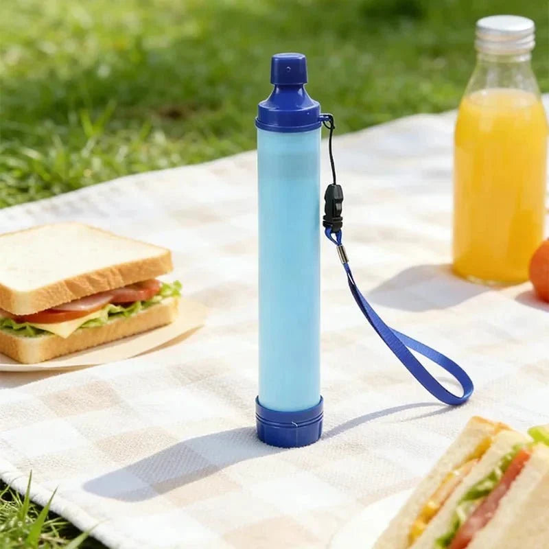 Water Filter Straw, Lightweight Portable for Hiking, Camping