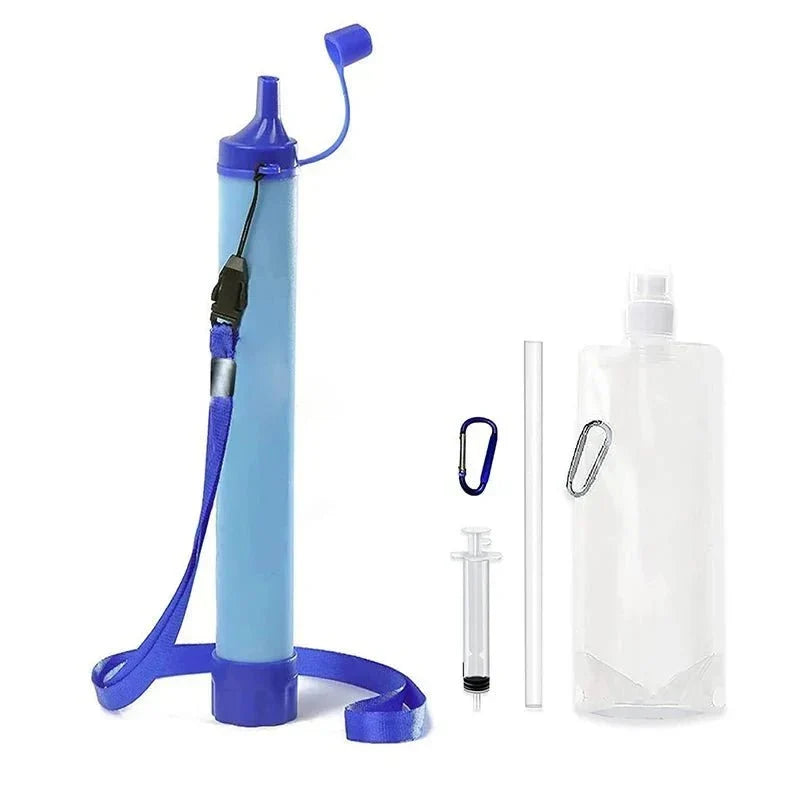 Water Filter Straw, Lightweight Portable for Hiking, Camping