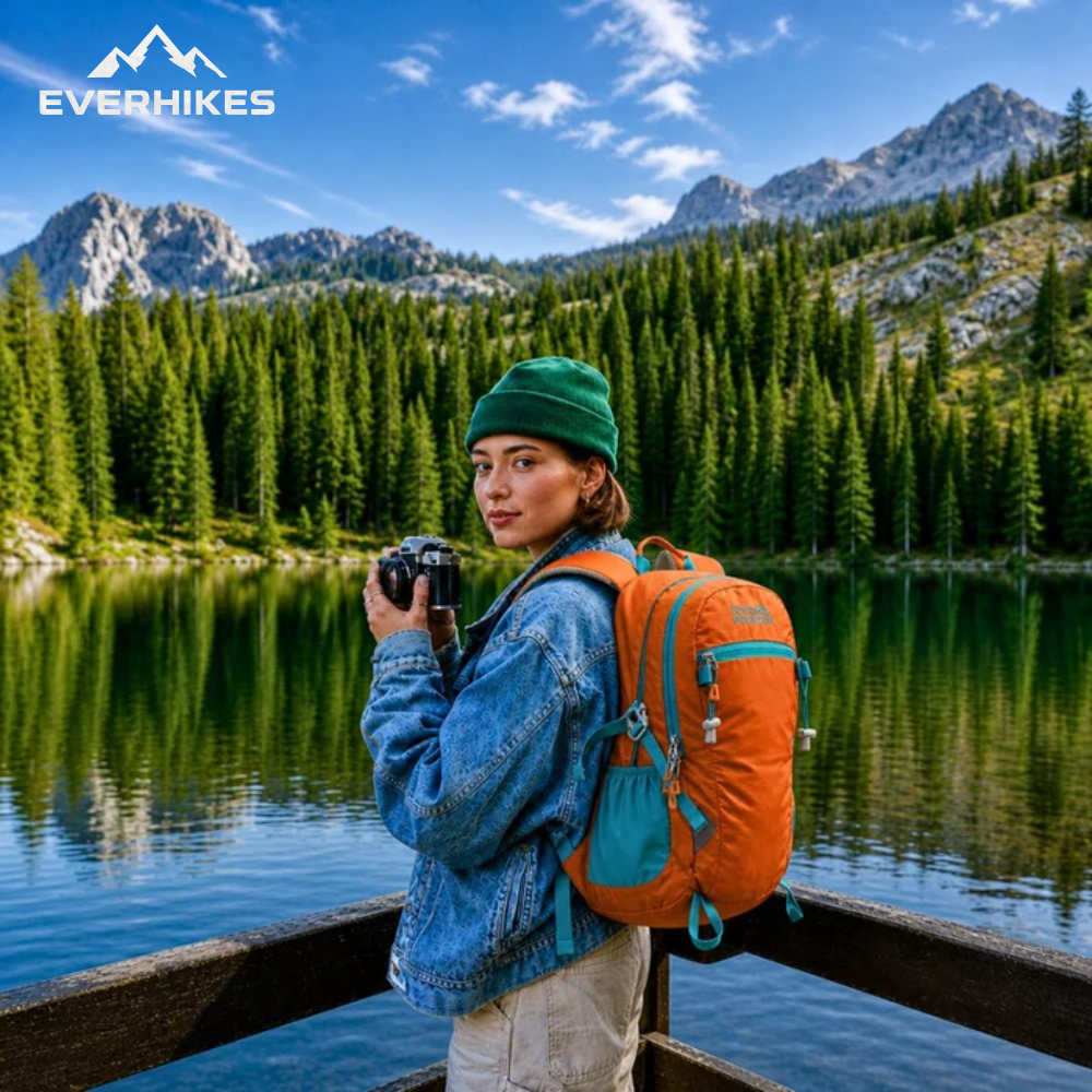 Water-Resistant Hiking Day Pack – Lightweight Outdoor Backpack