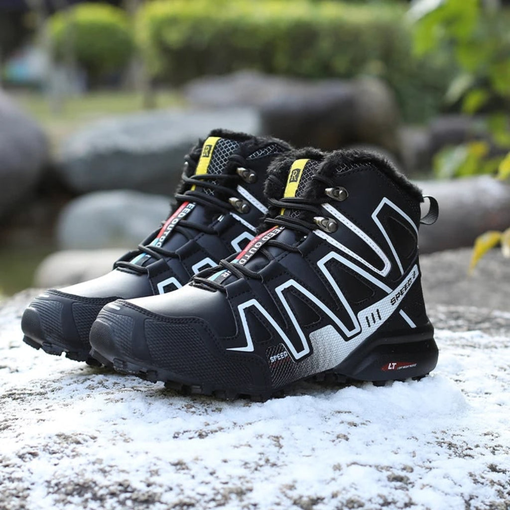 Wasserdichte Winter-Wanderschuhe mit Schnürung und Knöchelstütze | Temsk