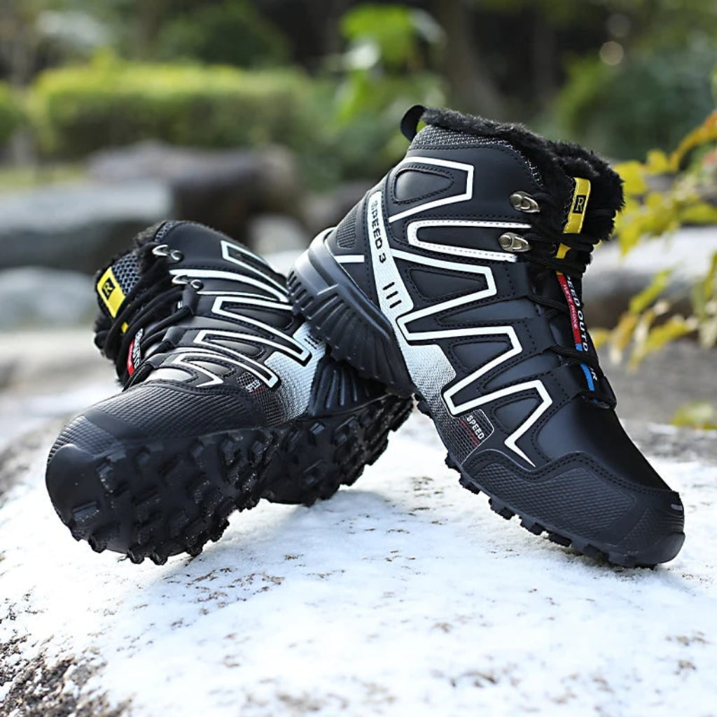 Wasserdichte Winter-Wanderschuhe mit Schnürung und Knöchelstütze | Temsk