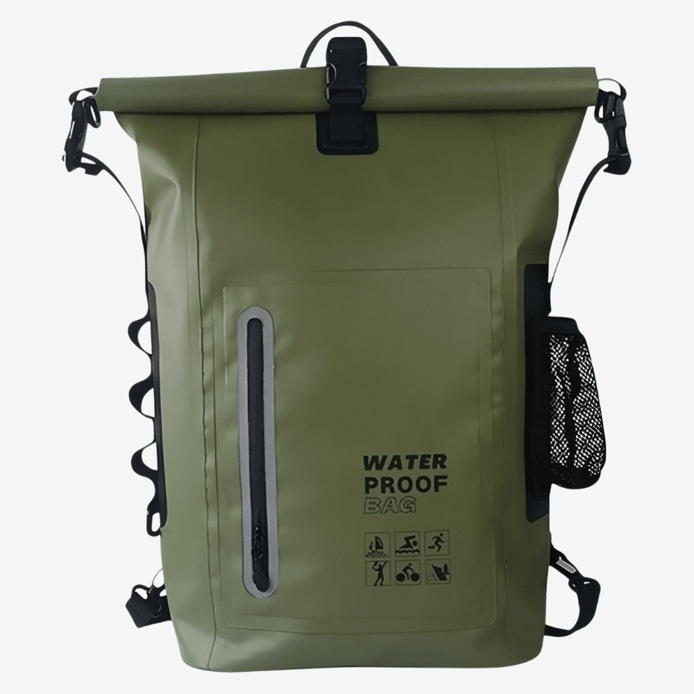 Waterproof Hiking Backpack – 25L PVC Roll-Top Day Pack | Temsk