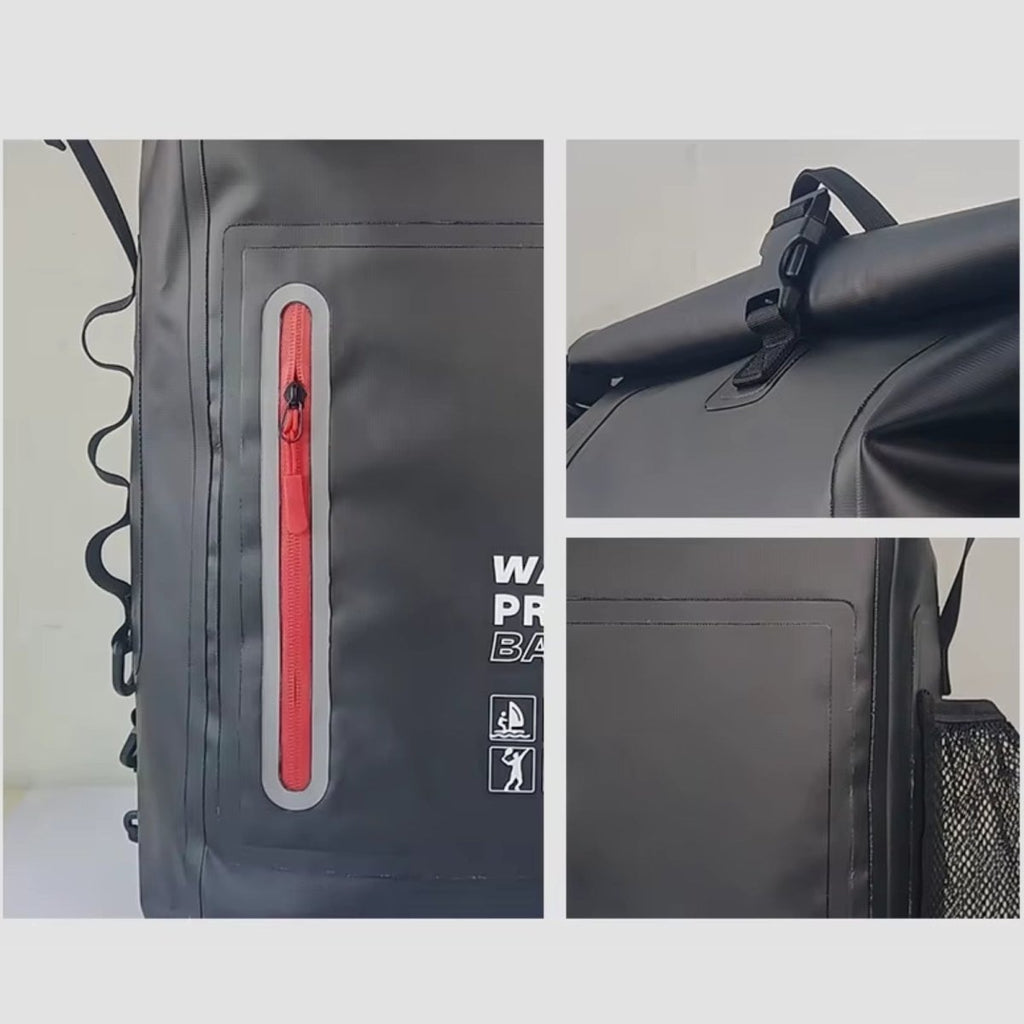 Waterproof Hiking Backpack – 25L PVC Roll-Top Day Pack | Temsk